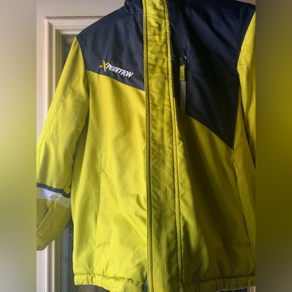 Xpedition Windproof Triple Closure Winter Coat, Bright Colors! Size L 12-l4, EUC - Picture 3 of 16
